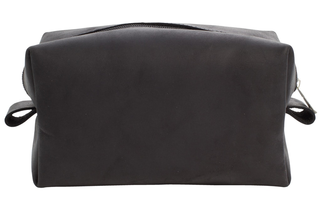 Genuine Leather Shaving & Makeup Bag - 图片 5
