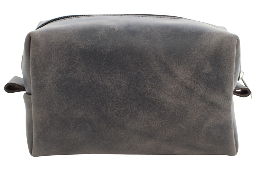 Genuine Leather Shaving & Makeup Bag - 图片 8