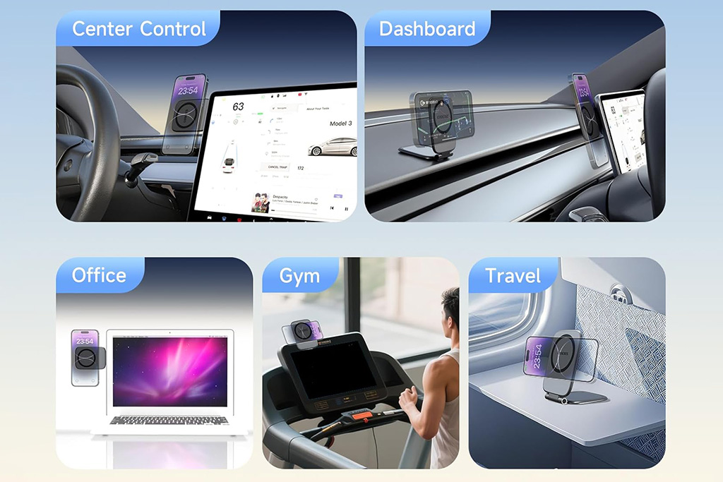 Magnetic Phone Stand & Car Mount - 图片 8