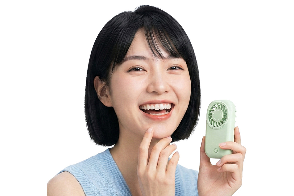 Rechargeable 1200mAh Handheld Mini Fan - 图片 3
