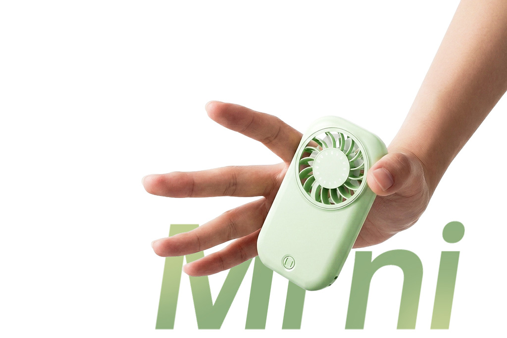 Rechargeable 1200mAh Handheld Mini Fan - 图片 5